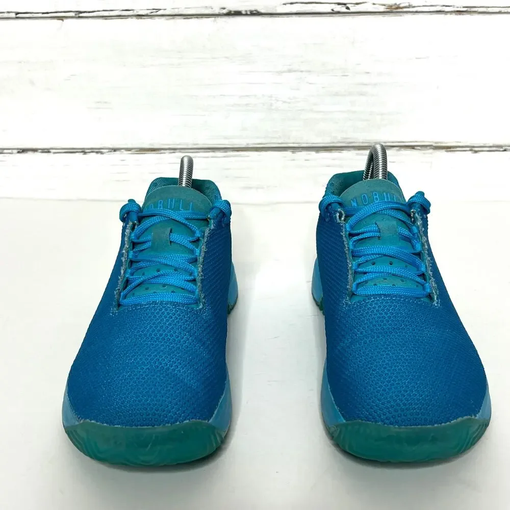 NoBull Superfabric Trainer Sneakers Blue Women's Shoe Size 8.5